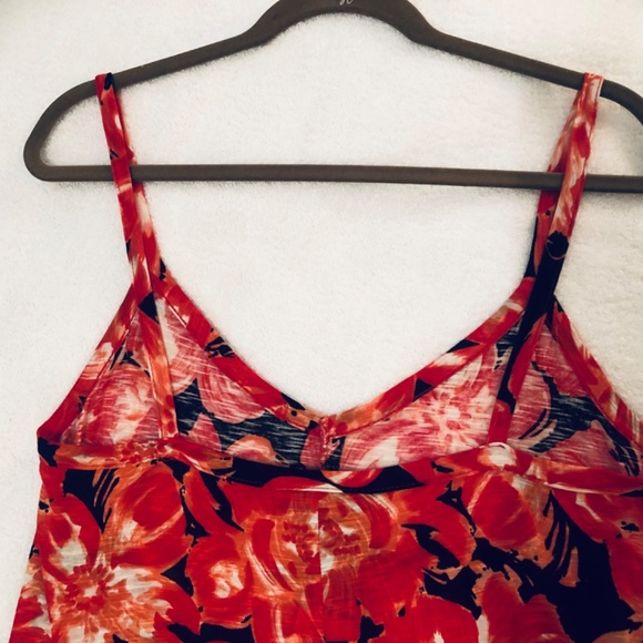 INC. International Concept Nostalgia Floral Fit and Flare Cami Size L - Picture 5 of 11